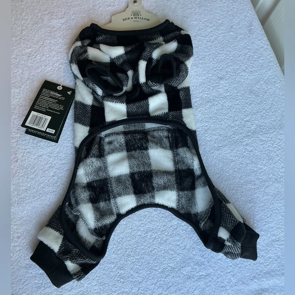 Bee&Willow Buffalo Check Dog Pajamas Medium
